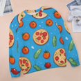 thumbnail image 6 of Fun Pizza Womens Casual Crewneck Sweatshirt Long Sleeve Tops Cute Pullover Loose Fit, 6 of 7