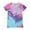 Cotton Candy, variant on Colortone, Tie-Dye V-Neck T-Shirts, Multiple Colors, Cotton 60%, Poly 40%, Men, Women, Adult Regular Sizes XS to 3XL