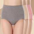 thumbnail image 2 of Ropa interior de cintura alta para mujer, bragas transpirables, suaves y elásticas con control de abdomen y cobertura total., 2 of 7