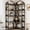 Black, variant on GarveeHome Arched Bookshelf Corner Bookcase, L Shaped Bookshelf Industrial Corner Bookshelves, Large Bookcase with Metal Frame, Corner Shelf Arch Display Rack for Living Room Bedroom