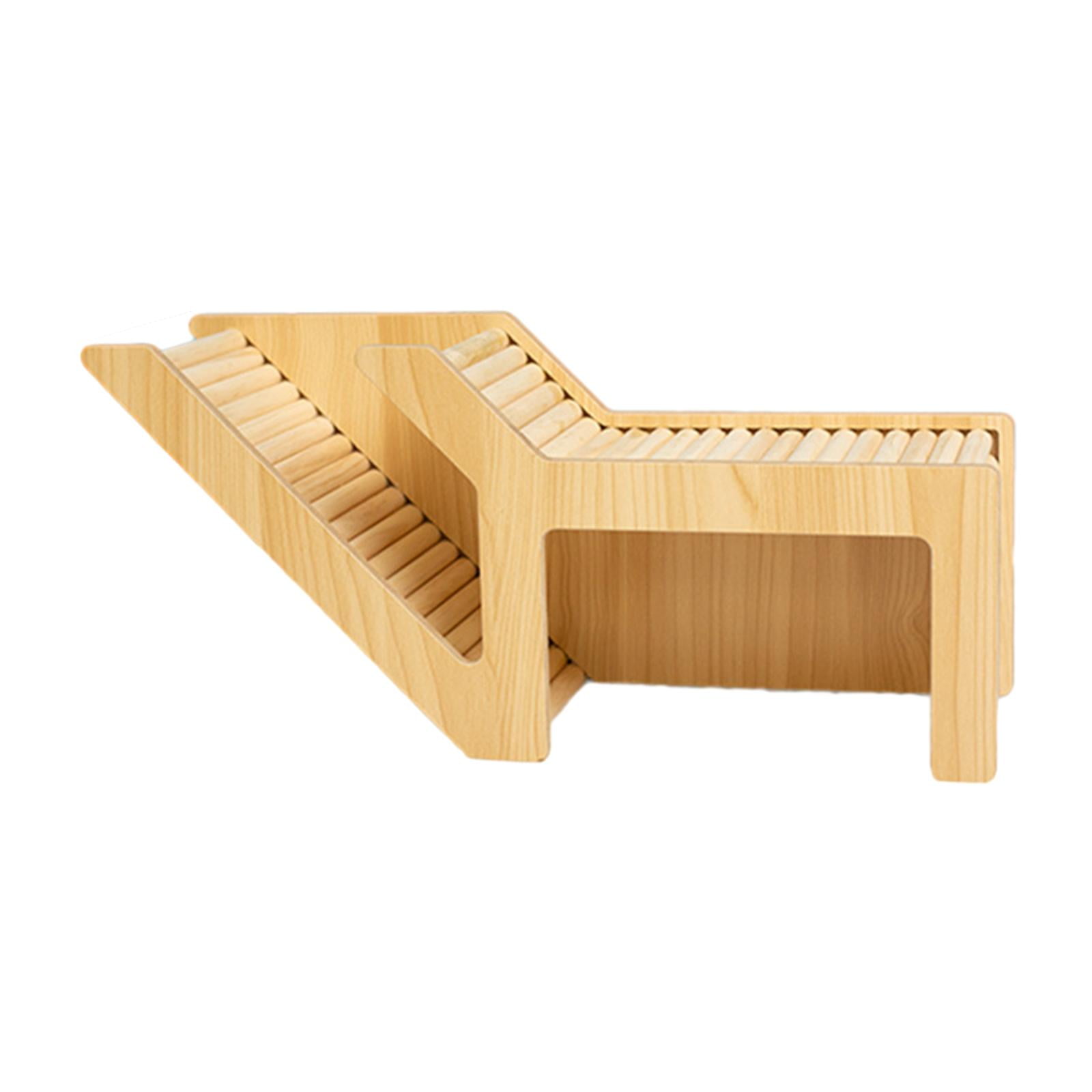 FashionCha Cage Accessories Chew Cage Toy Exploring Toy Wooden Hamster House for Chinchilla style A