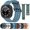 Lake-Blue, variant on Compatible with Samsung Galaxy Watch 7 Ultra 47mm Band (2024), Adjustable Soft Breathable Silicone Strap Wristbands for Samsung Galaxy Watch 7 Ultra Men Women White