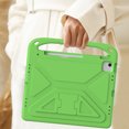 thumbnail image 6 of Allytechgroup Kids Case for Apple iPad Air 13 Inch M2 2024, EVA Lightweight Kickstand Bumper Shockproof Handle Children Proof Protective Case Cover for Girls Boys, Green, 6 of 6