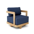 thumbnail image 3 of Farmhouse Swivel Armchair - Comfortable Accent Chair for Living Room, Bedroom, Office, 3 of 9