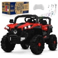 thumbnail image 1 of Kids House Carrito Montable Buggy Rocket 12V para Niños, Motor Dual, Control Remoto, Puertas Dobles, Luces LED, Música, Avance y Retroceso, Bluetooth, Batería Recargable, Seguro y Divertido, 1 of 5