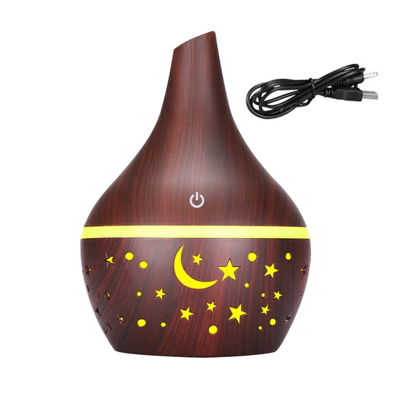 Humidificador de aire Mist Mini Aroma Difusor de aceite esencial Luz nocturna Rociador de 300 ml para automóvil Oficina en casa Methold HA003502-00