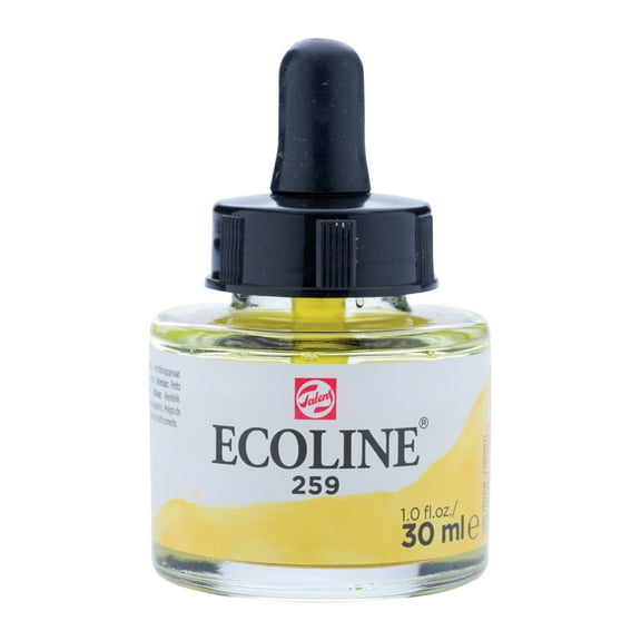 Ecoline Liquid Watercolour, 30ml Jar, Sand Yellow