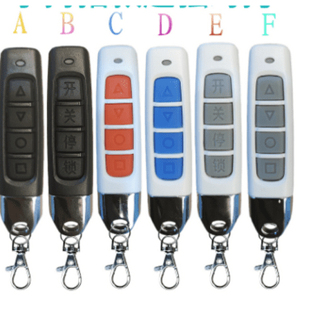 

Homeex Garage Door Rolling Door Key Pinky 315M Four-button Wireless Copy Remote Control C 418M