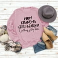 thumbnail image 4 of OOKWE Mom Grandma Great Letters Print Fall Sweatshirt for Women Long Sleeve Crewneck Casual Loose Graphic Shirts Pullover Top, 4 of 19