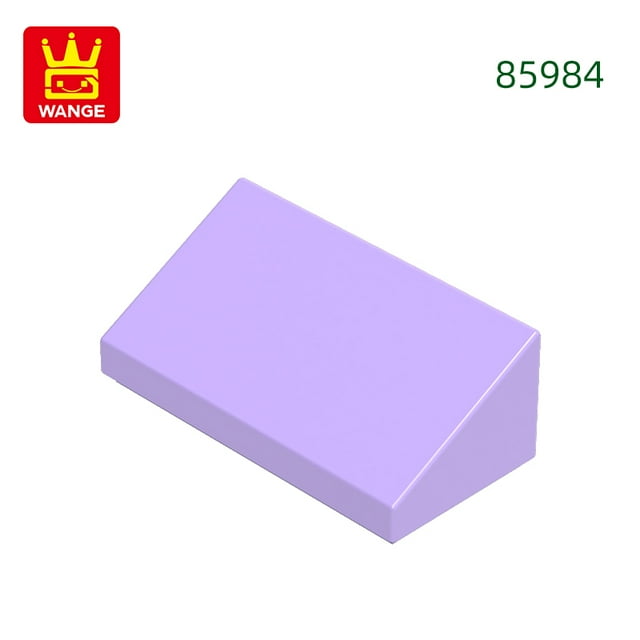 266Pcs/lot 85984 Slope 30 1x2x2/3 Roff Block Moc Color Accessories Compatible with Brick DIY Children's Toy Assembly Parts 23.Medium Lavender about 266pcs