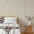 thumbnail image 3 of Tempaper Grassroots Beige Peel and Stick Wallpaper, 20.5" x 16.5', 3 of 5