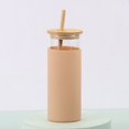 thumbnail image 1 of Glass Drinking Water Bottle Easy to Clean Water Bottle for Cold Brew Tea Iced Coffee, 1 of 3