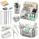 thumbnail image 1 of Set de organizadores y accesorios de escritorio Froidesente Silvery 17 en 1, 1 of 9
