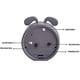 thumbnail image 5 of Reloj despertador para niños de 3 ", reloj de escritorio analógico de silicona redondo, animales de dibujos animados, silencioso, sin tictac, retroiluminación, funciona con pilas para dormitorio,, 5 of 5