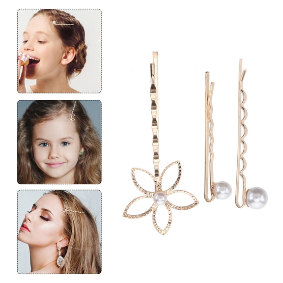 HINTRMENT 15Pcs Golden Metal Hair Clips for Women and Girls Celebrations