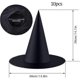 thumbnail image 3 of 12 Pack Witch Hat Black Halloween Party Costume Hat Wizard Hte Kostm Zubehr Kostm, 3 of 5