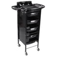 thumbnail image 3 of Salon Trolley Cart, Salon Beauty Rolling Cart 360° Rotation  For Extra Storage, 3 of 8