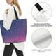 thumbnail image 3 of Disketp Violet Glitter Bolsa Tote Estampada para Mujer, Bolso de Hombro y de Mano para Compras y Viajes, 3 of 8