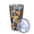 thumbnail image 2 of 16oz Tumblers Happy Halloween Pumpkin Pattern Stainless Steel Vacuum Insulated Double Wall Travel Tumbler Cups Mug with Lid and Straw,Cleaning Brush for Coffee,Tea, 2 of 4