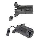 Pollak Trailer Wiring Connector Adapter 12-716 7-Way Blade To 4 Flat