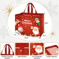 thumbnail image 2 of Bolsas de Regalo Navideñas TranquilBliss 16 Unidades Reutilizables de Tela No Tejida, 2 of 7