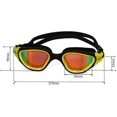 thumbnail image 2 of Lunettes de Protection Uv Anti-Buée Professionnelles, Étanches, Ajustables en Silicone pour Piscine (Vert), 2 of 3