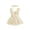 Beige, variant on Infant Baby Girl Summer Romper Dress 3 6 12 18 24 Months Cute Flower Sleeveless Tulle Jumpsuit with Headband