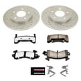 thumbnail image 3 of PowerStop Rear Z36 Truck & Tow Carbon-Fiber Ceramic Brake Pad and Drilled and Slotted Rotor Kit Fits: PONTIAC Select Models K4761-36, 3 of 9