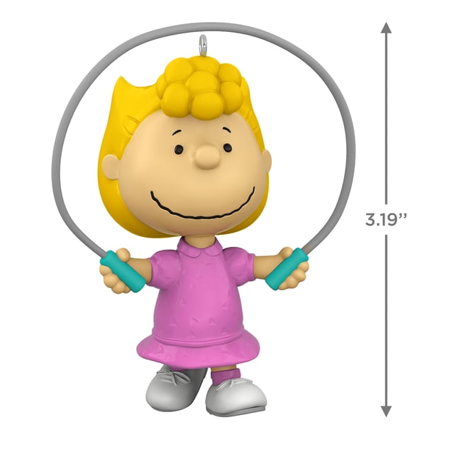 Hallmark Keepsake Christmas Ornament The Peanuts Gang, Jump-Roping Sally 1 Per Pack