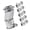 1/2'', variant on 6Pcs Offset Connectors Conduit Fittings Zincs Alloy Conduit Screw Connector for Electrical Junctions Box