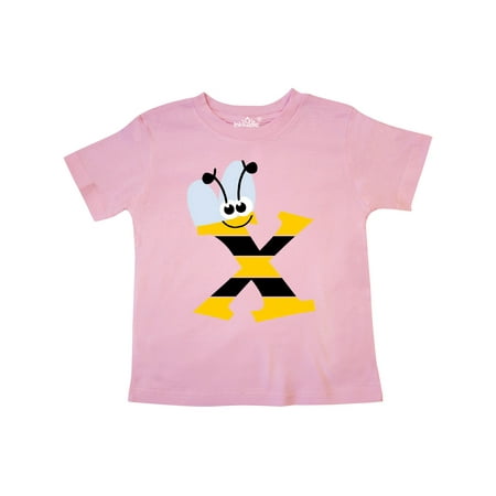 

Inktastic Cute Bee Initial X Gift Toddler Boy or Toddler Girl T-Shirt