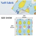 thumbnail image 7 of Coolnut Happy Easter Day Eggs Cloth Napkins Set of 6,Reusable Washable Polyester Dinner Table Napkins for Family,Kitchen,Dining,Party Decor, 7 of 7