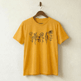 thumbnail image 3 of VNJQPG Wildflower Botanical graphic tees for women Casual Tee-Y9-Mustard Yellow,S, 3 of 3