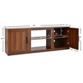 thumbnail image 6 of Resenkos Entertainment Centers,TV Stands,58 Inch TV Stand with 1500W Faux Fireplace for TVs up to 65 Inch-Vintage, 6 of 7