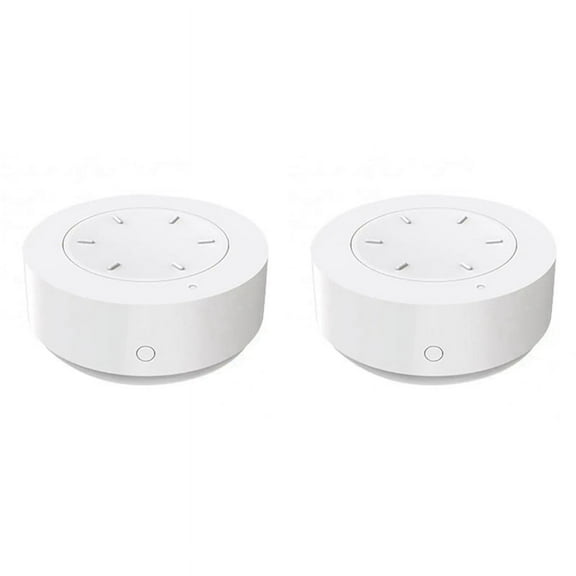 2X Tuya Zigbee Smart Knob Button Scene Switch Wireless Random Sticker Smart Home Dimming Scene Switch