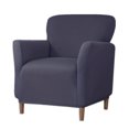 thumbnail image 1 of Xiao Hua Funda para sillón, 1 pieza, gris oscuro, tamaño S, funda elástica para silla individual, protectores para sillón, funda duradera para sillón, protectores de fácil instalación., 1 of 5