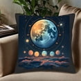 thumbnail image 4 of Celestial Moon & Stars Throw Pillow Covers 18x18in Set of 2 - Stylish Cushion Cases for Couch Bed Car - Perfect for Cosmic Decor, 4 of 7