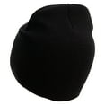 thumbnail image 2 of Colorful Super Mom Embroidered 8 inch Acrylic Short Beanie - Black OSFM, 2 of 5