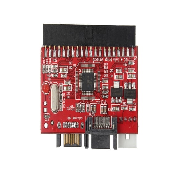SATA to IDE Adapter, Bidirectional Hard Drive Converter Card for 2.5 3.5 inch HDD SSD