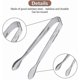 thumbnail image 3 of 10 Pieces Stainless Steel Sugar Tongs Set, Ice Cube Tongs Compatible With Sweets Candy Salad Spaghetti Serving Tongs In Wedding Party, 3 of 5