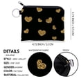 thumbnail image 3 of fastboy Small Wallet Portable Pouch Polyester Multifunctional Mini Storage Bag Exquisite Pouches Simple Style Unisex Change Purses Type B, 3 of 6