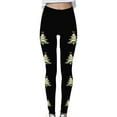 thumbnail image 4 of Roncen Women's Christmas Printed Yoga Pants - High Waist Elastic Tights with Slim Fit & Stretchy Comfort for Workout, Lounge or Daily Wear, 4 of 4