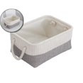 thumbnail image 1 of Foldable Fabric Storage Basket – Soft & Durable Cloth Organizer for Clothes, Toys & Home Essentials – with Handles, 1 of 6