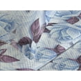 thumbnail image 3 of Ambesonne Blooming Roses Quilted Coverlet 3 Pcs, Winter Feels Flowers, Queen Size, Pale Maroon Soft Blue, 3 of 4