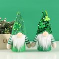 thumbnail image 3 of 1Pcs Saint Patrick's Day Gnome,Plush Saint Patricks Day Tomte Elf Gnomes with Light,Scandinavian Irish Leprechaun Tomte Gnomes for Home Coffee Tiered Tray Decor, 3 of 9