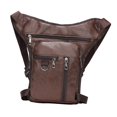 thumbnail image 2 of Miulika Thigh Drop Leg Bag Scratch Resistant Lightweight Fashionable Practical Thigh Bag Dark Brown, 2 of 9