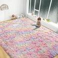thumbnail image 2 of Kentaly Fluffy Soft Area Rug, Plush Rugs for Girls Bedroom,Shaggy Rugs for Kids Playroom, Kawaii Princess Rug, Fuzzy Rugs for Nursery Baby Toddler(5'x8' Pink-Rectangle), 2 of 10
