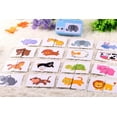 thumbnail image 4 of 32 PCS Flash Cards, Jigsaw Cognition Puzzle Cartoon Words Teaching Cognitive Learning Early Education Cards with Organized Box, 4 of 4