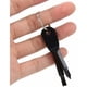 thumbnail image 5 of Destornillador de bolsillo con llavero - Herramienta portátil para exteriores con destornillador de acero inoxidable Llavero con destornillador, Phillips y ranurado - Negro y plateado, 5 of 5