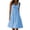 Blue, variant on Summer Dresses for Women Plus Size Dress Beach Sun Dress Blue Sleeveless Party Comfort Casual Dress Swimsuit Coverup